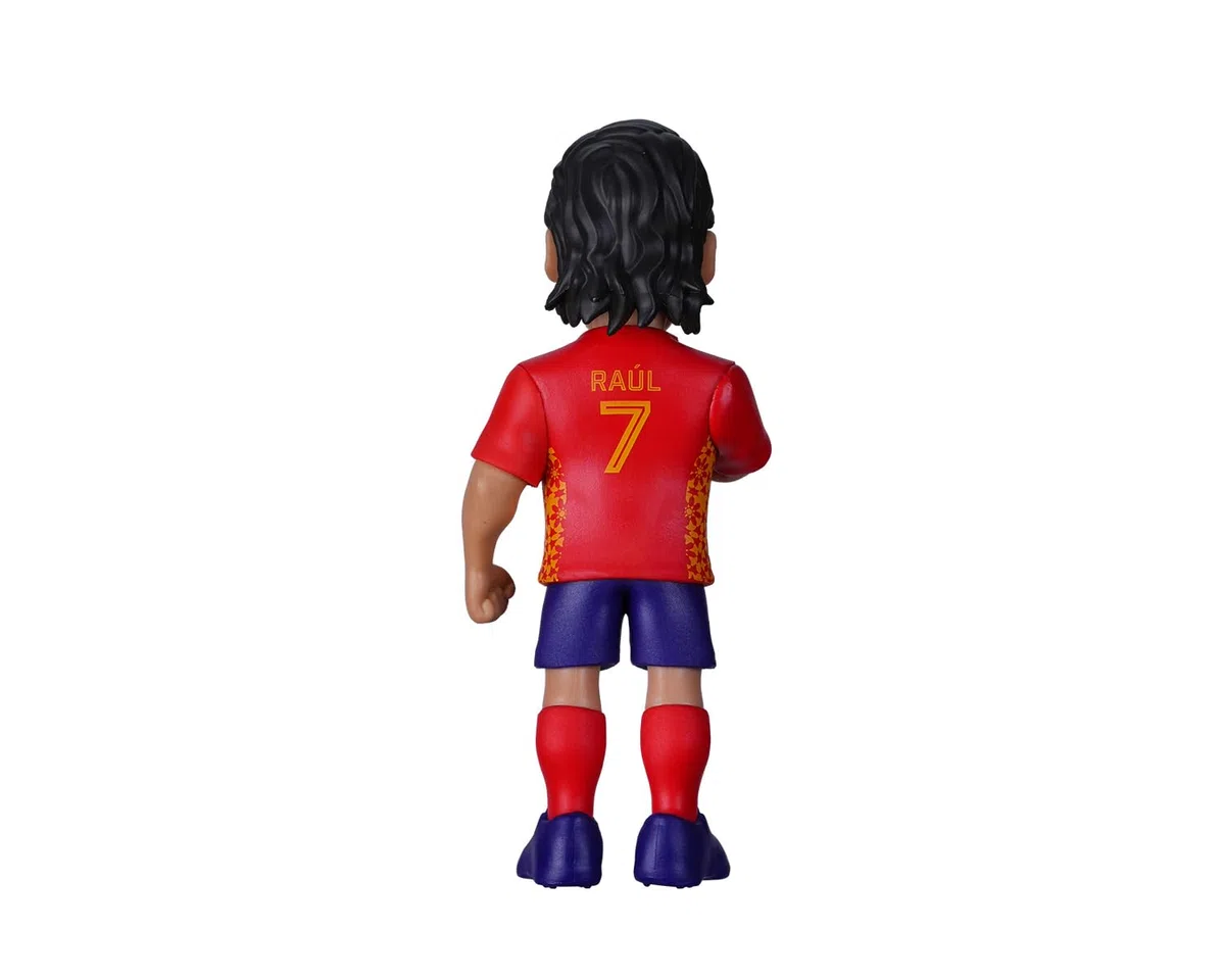MINIX – Football Legends – Campionato mondiale delle leggende #137 – Spagna – Raúl – Personaggio da collezione 12 cm