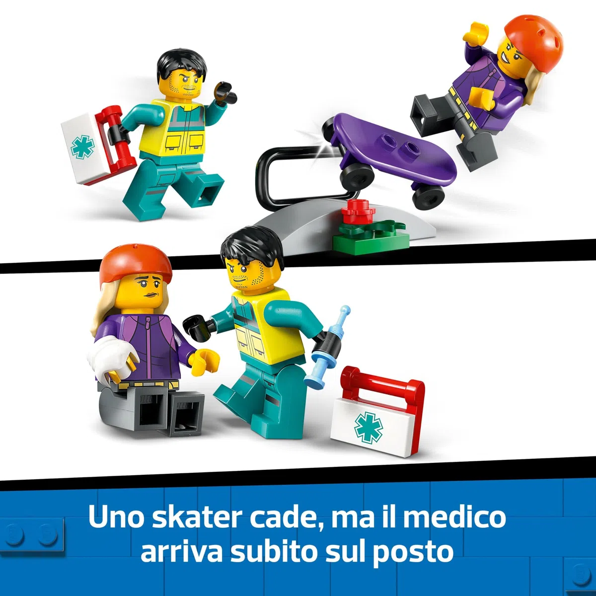LEGO City Emergency Ambulance Toy with 2 Minifigures - Educational Learning Toys for 5+ Year Old Boys & Girls - Gift Ideas for Birthdays & Holidays - 60451
