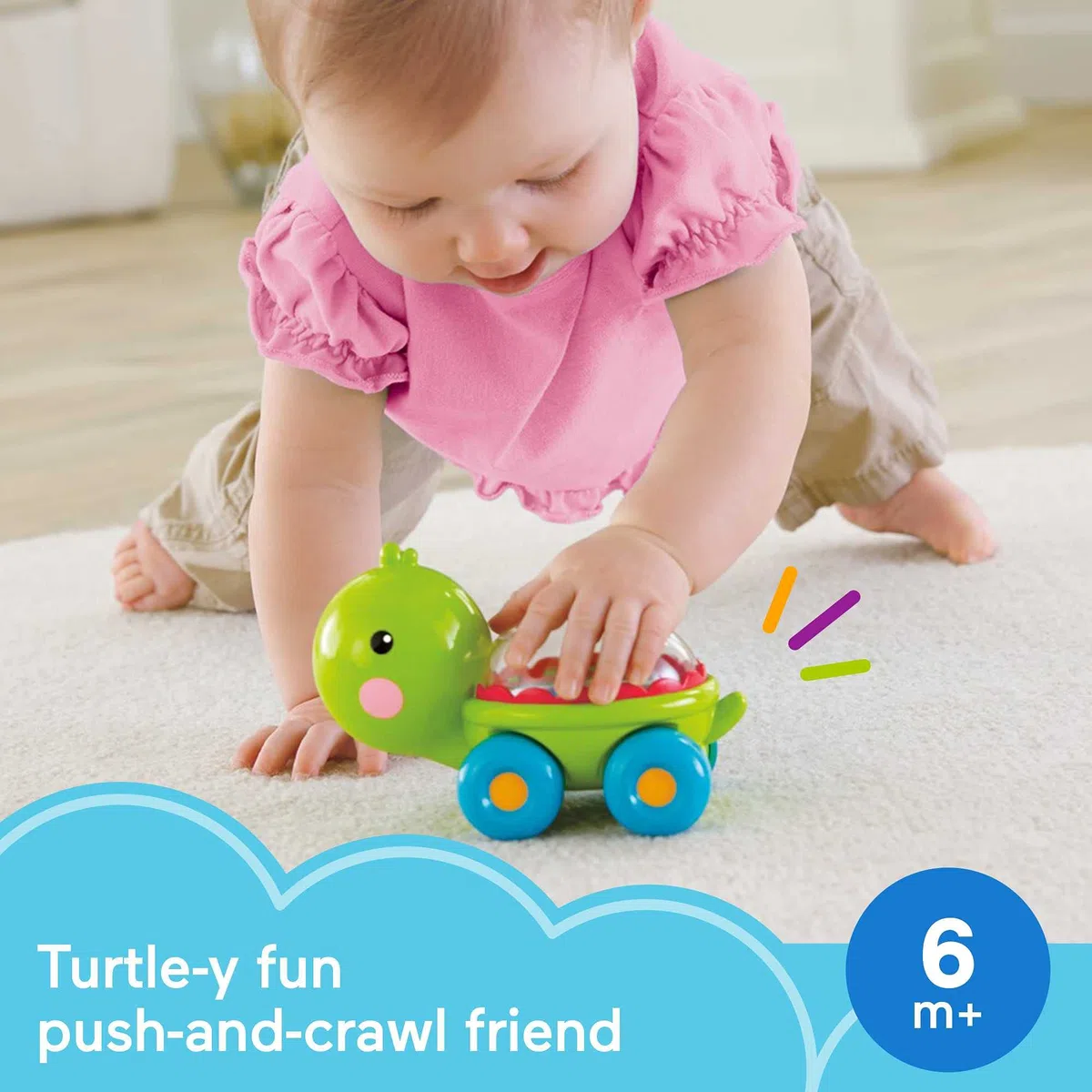 Fisher Price - Poppity Pop Pals, Modelli assortiti (Tartaruga, Gatto, Elefante, Ippopotamo)