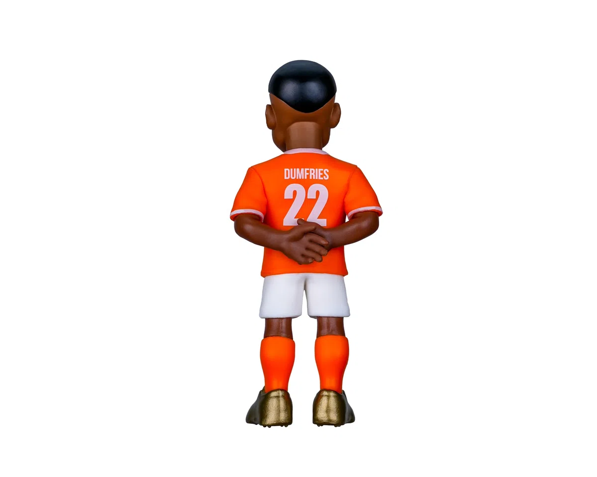 MINIX - Football Stars - Coppa del Mondo #126 - Paesi Bassi - Dumfries - Personaggio da collezione 12 cm