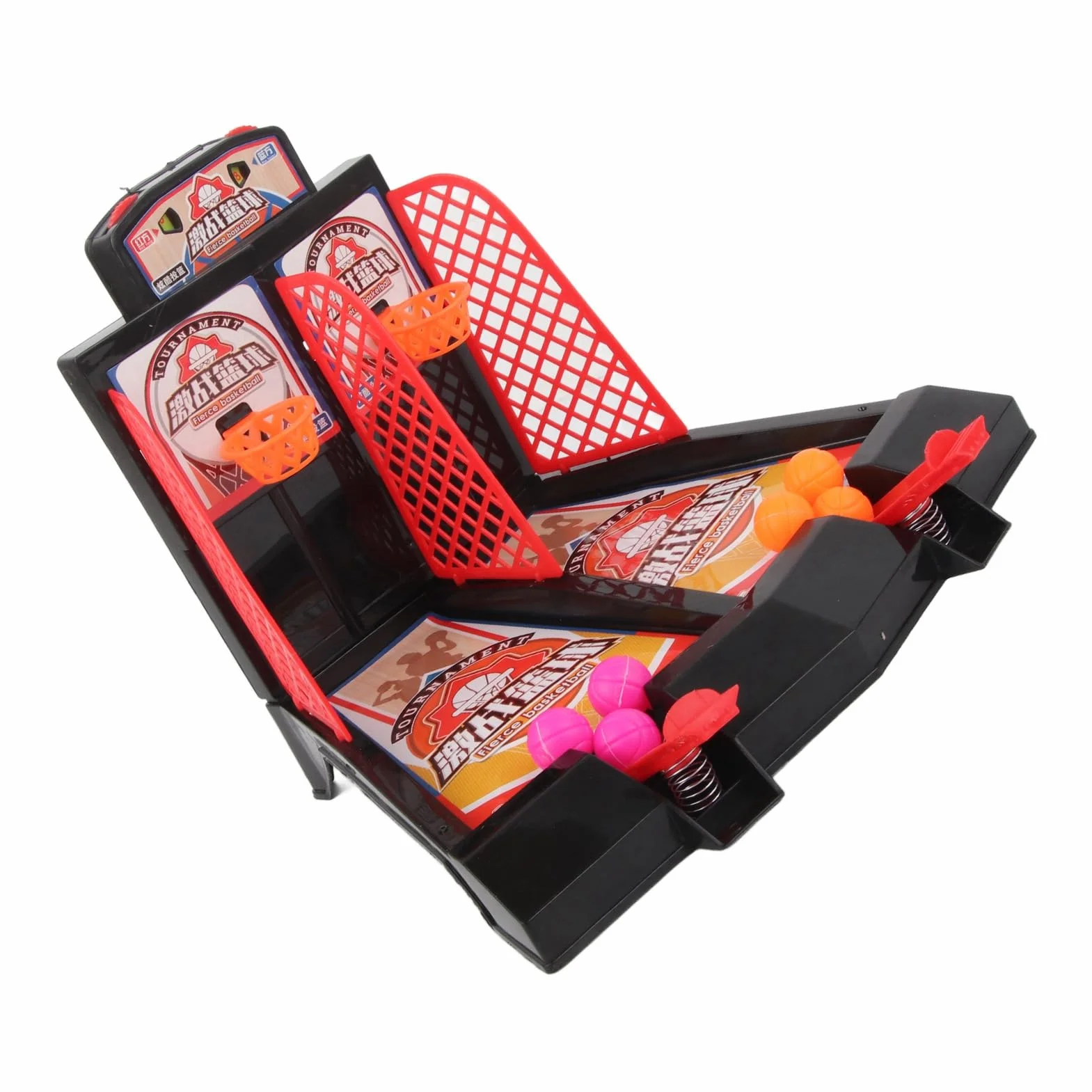 VGEBY Basket da Tavolo, Gioco da Tavolo per Pallacanestro per Bambini Gioco di Tiro con Catapulta per Bambini Gioco per Adulti