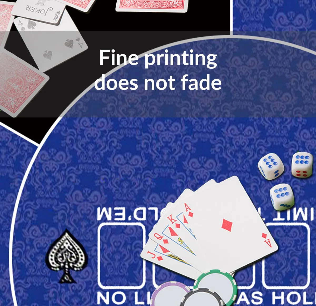 LaiEr Tappetino da Poker Rotondo,Tappetino in Gomma per Poker Texano da 24/31/39/47/55/63Pollici,Piano D'appoggio Pieghevole,Piano D'appoggio Portatile per Poker,Adatto per Giochi di Poker,Blackjack.