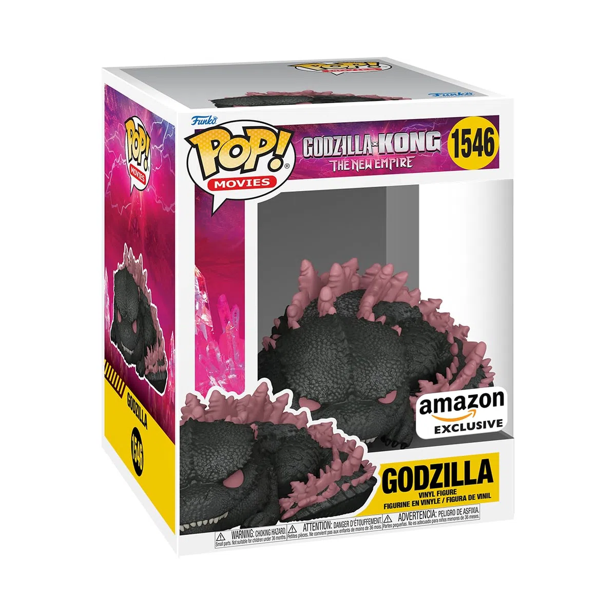 Funko POP! Movies: Godzilla v Kong 2 - Godzilla (addormentato) - Esclusiva Amazon - Figura in vinile da collezione - Idea regalo - Merchandise ufficiale - Giocattoli per bambini e adulti