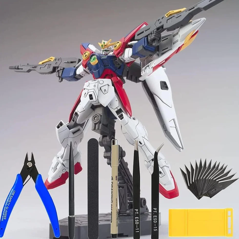 MMOBIEL Set 21 Pezzi per bricolage Costruzione Kit per modellini Gundam per Costruzione, Riparazione e sistemazione Professionale di modellini