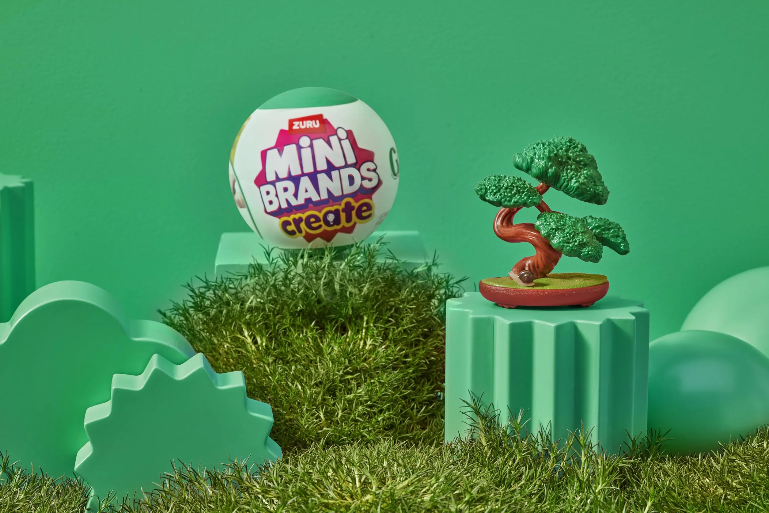 Capsula a sorpresa Mini Brands Create Garden di ZURU con Minis da collezionare a tema giardinaggio, 2 Capsule