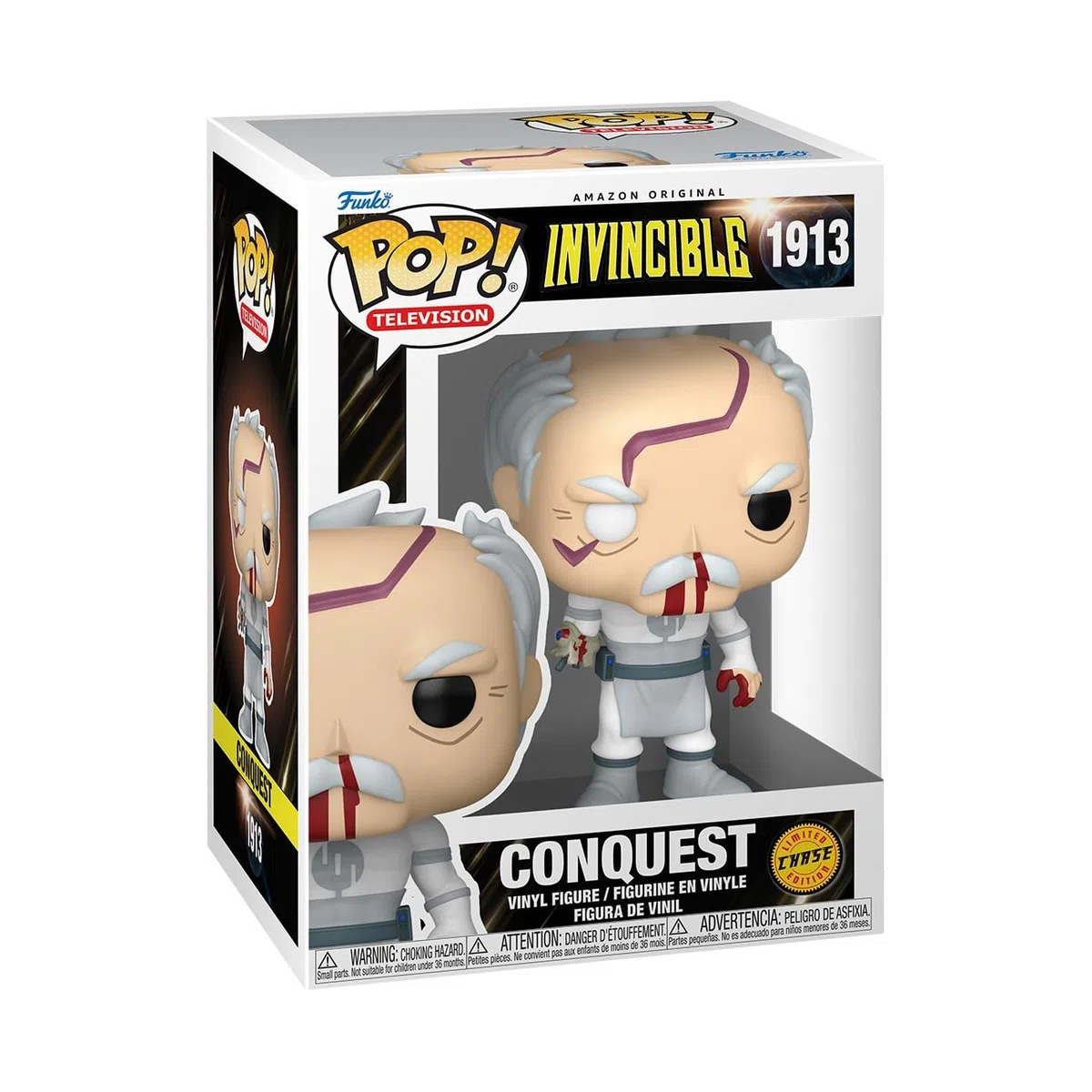 Funko POP! TV: Invincible - Conquest - 1 in 6 chance of receiving the rare Chase variant - Styles may vary - Figura in vinile da collezione - Idea regalo - Prodotto ufficiale