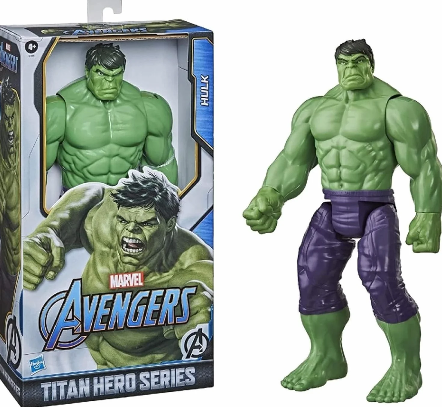 Hasbro Marvel Avengers - Titan Hero Series Blast Gear, Action figure di Hulk (classe Deluxe), di 30 cm, per bambini dai 4 anni in su