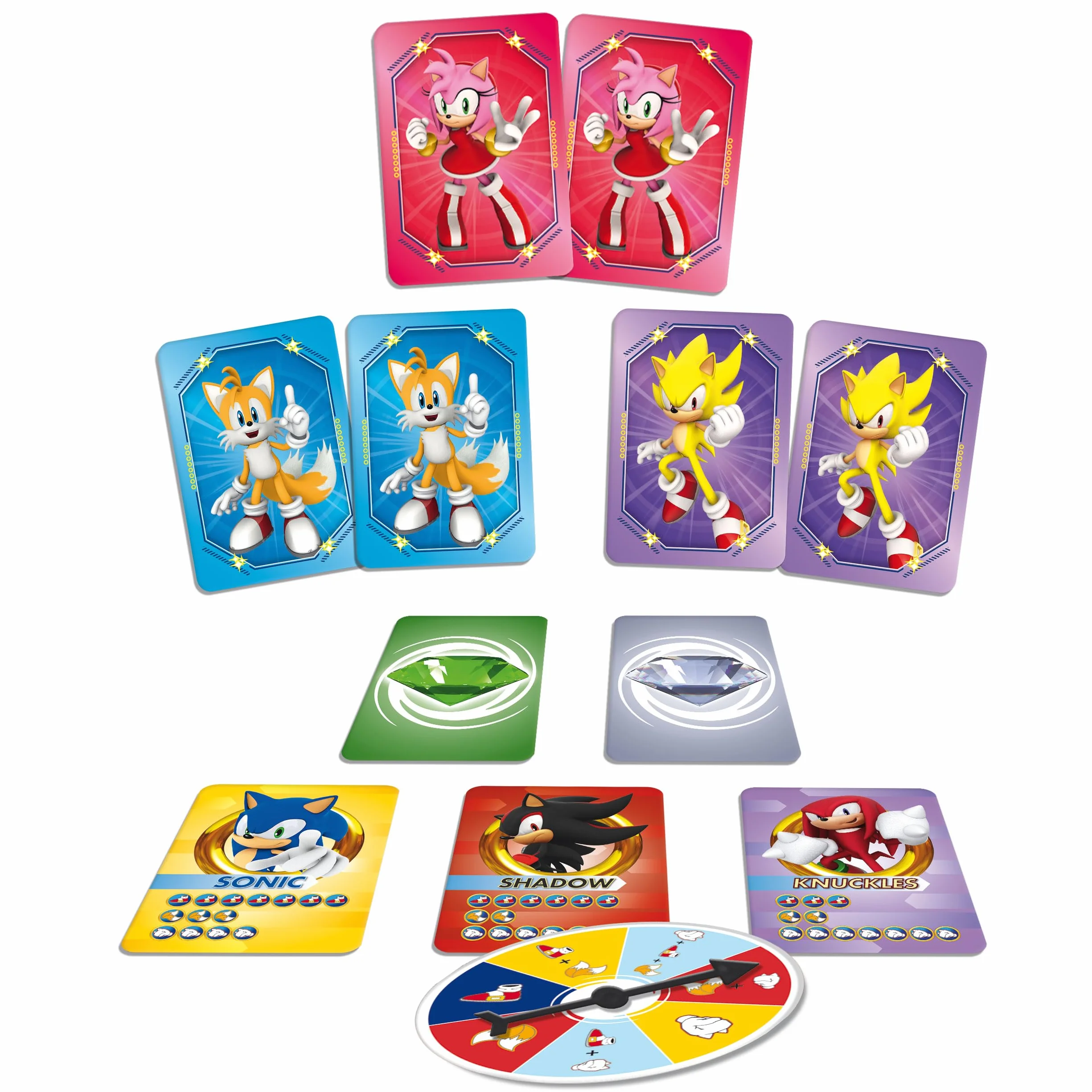 Liscianigiochi- Sonic 2 in 1 Card Games in a Backpack, 104536, Multicolore