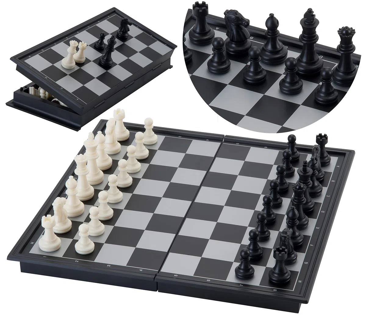 Engelhart - 200712 - Gioco di Scacchi Magnetici da Viaggio (24 cm x 24 cm)