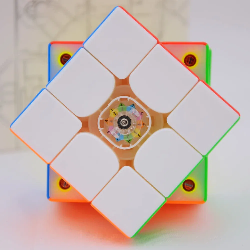 Bukefuno QY Tornado V3 M 3 x 3 cubo magnetico di punta, QY Toys Man Tornado V3M 3 x 3 x 3 cm, cubo puzzle senza adesivo