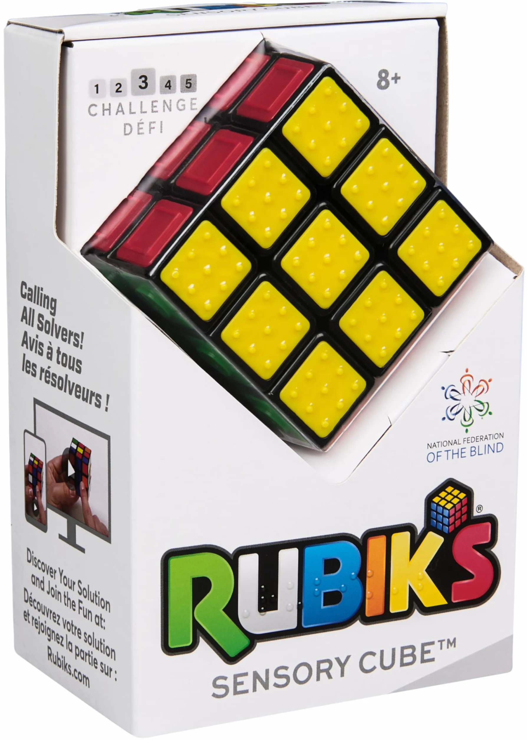 Gioco Rubik's Cube Sensory Cube, per adulti e bambini dai 7 anni in su