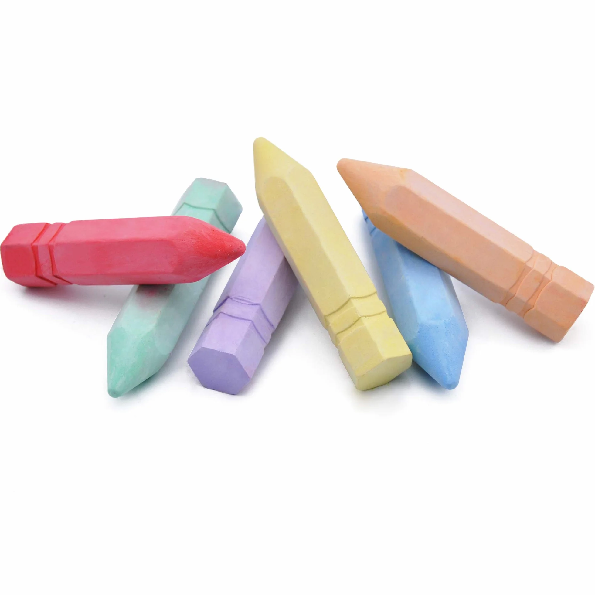 JOYIN 24Pezzi Set di Gessetti Lavabili da Marciapiede Jumbo a Forma di Cono, non Tossici, per Giochi Artistici, Giochi Estivi All'aperto e Disegno su Lavagna