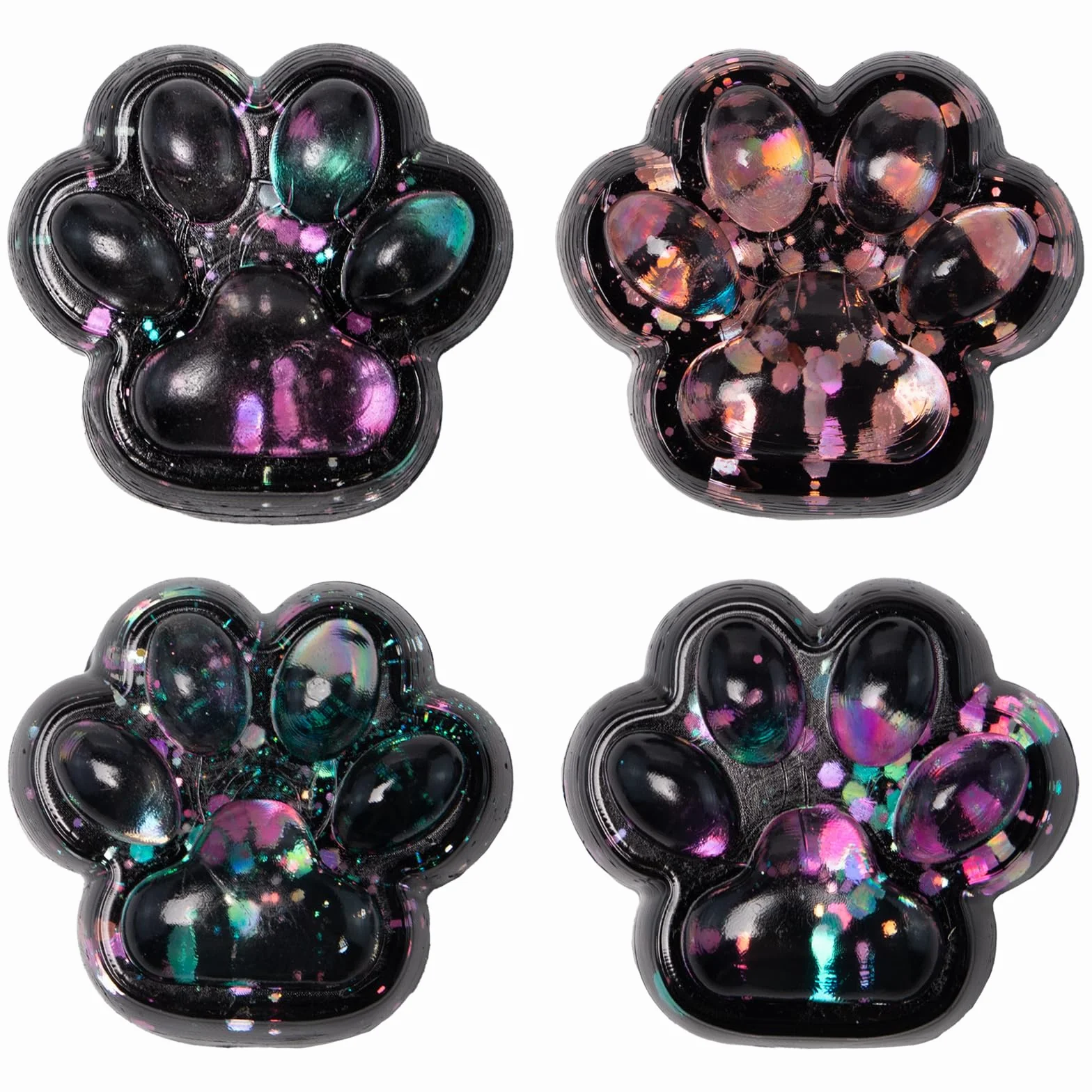 4 Pezzi Giocattoli da Spremere Zampe di Gatto Squishy Zampa di Gatto Giocattoli Squishy Zampa di gatto Giocattoli Fidget Morbidi Fufu Squishy Taba Squishy per Bambini e Adulti(Stile Casuale)