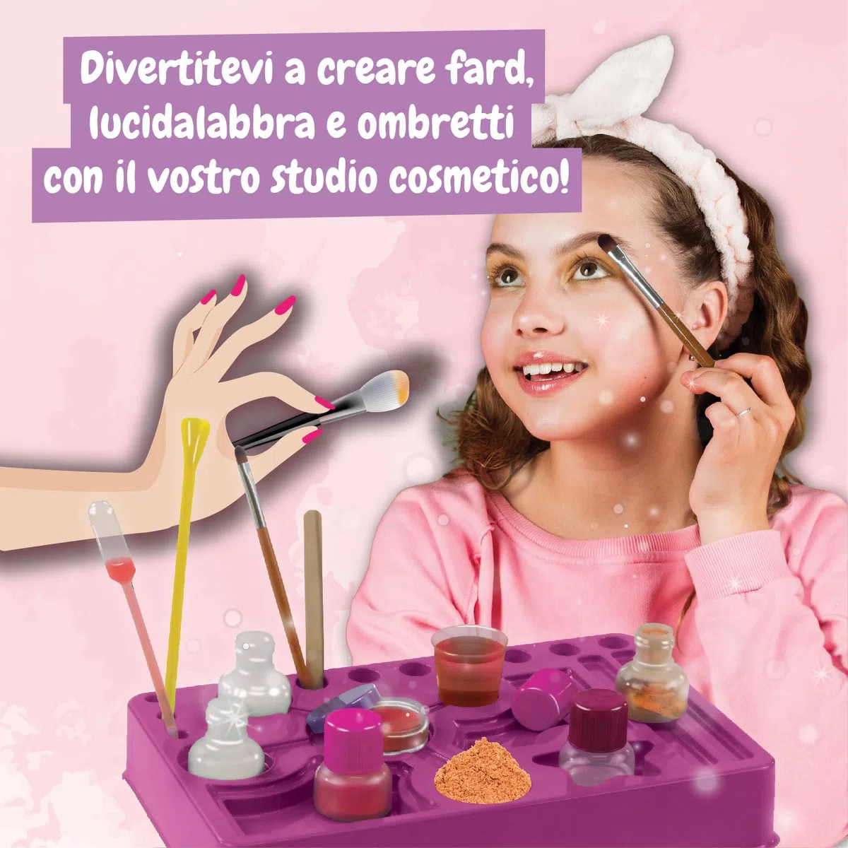 Science4you Set di Trucco per Bambini 8+ - Crea il tuo Make up con questo Giocattolo da Principessa, Trova la Bellezza all'Interno di questo Kit di Arti e Mestieri per Bambini 8 9 10 11+