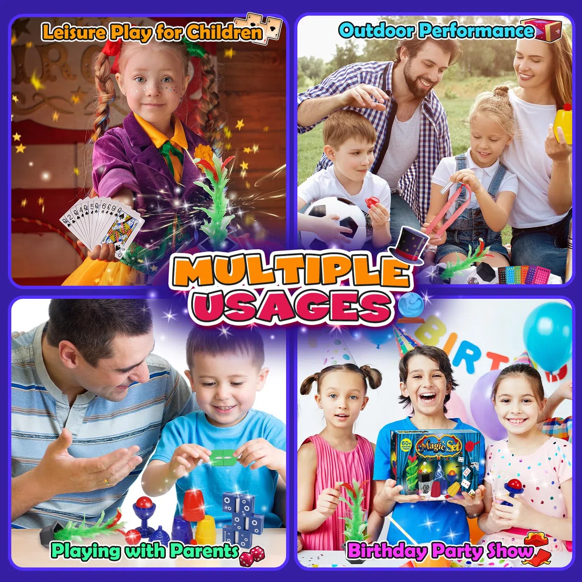 Giochi di Magia, Giocattoli Bambino 6 7 8 9 Anni Trucchi di Magia Giochi Bambino Bambina 6 7 8 9 10 Anni Maschio Regalo Bambino Bambina 6-10 Anni 60+ Trucchi Magici Regalo Bimbo 6-9 Anni Maschio