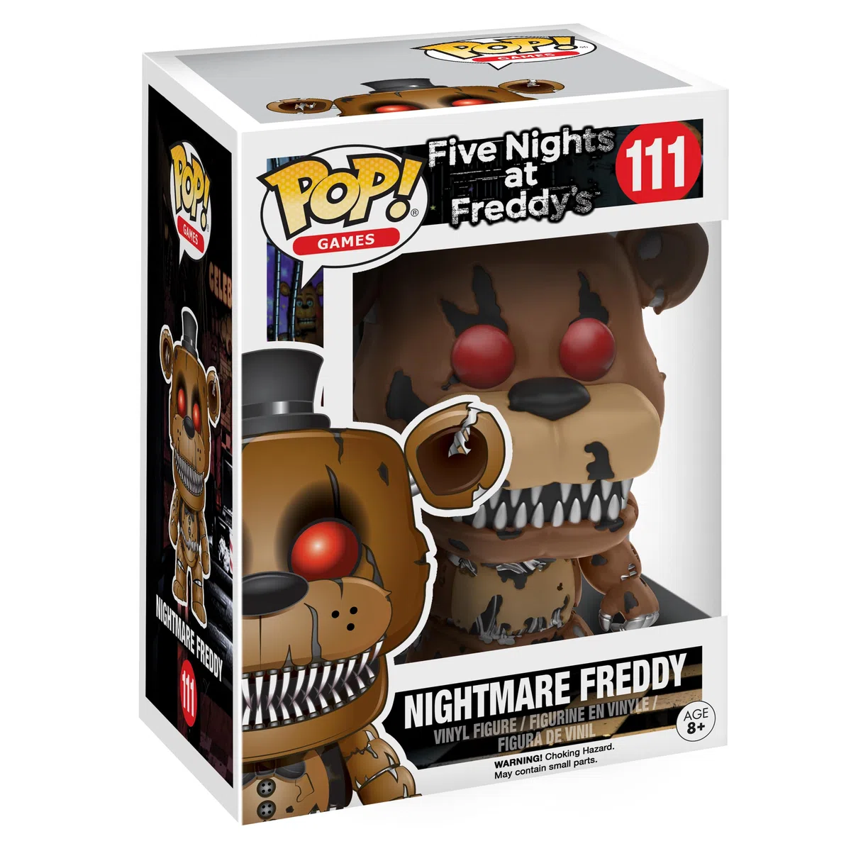 Funko Pop! Games: Five Nights At Freddy's (FNAF) - Nightmare Freddy - Figura in Vinile da Collezione - Idea Regalo - Merchandising Ufficiale - Anime Fans