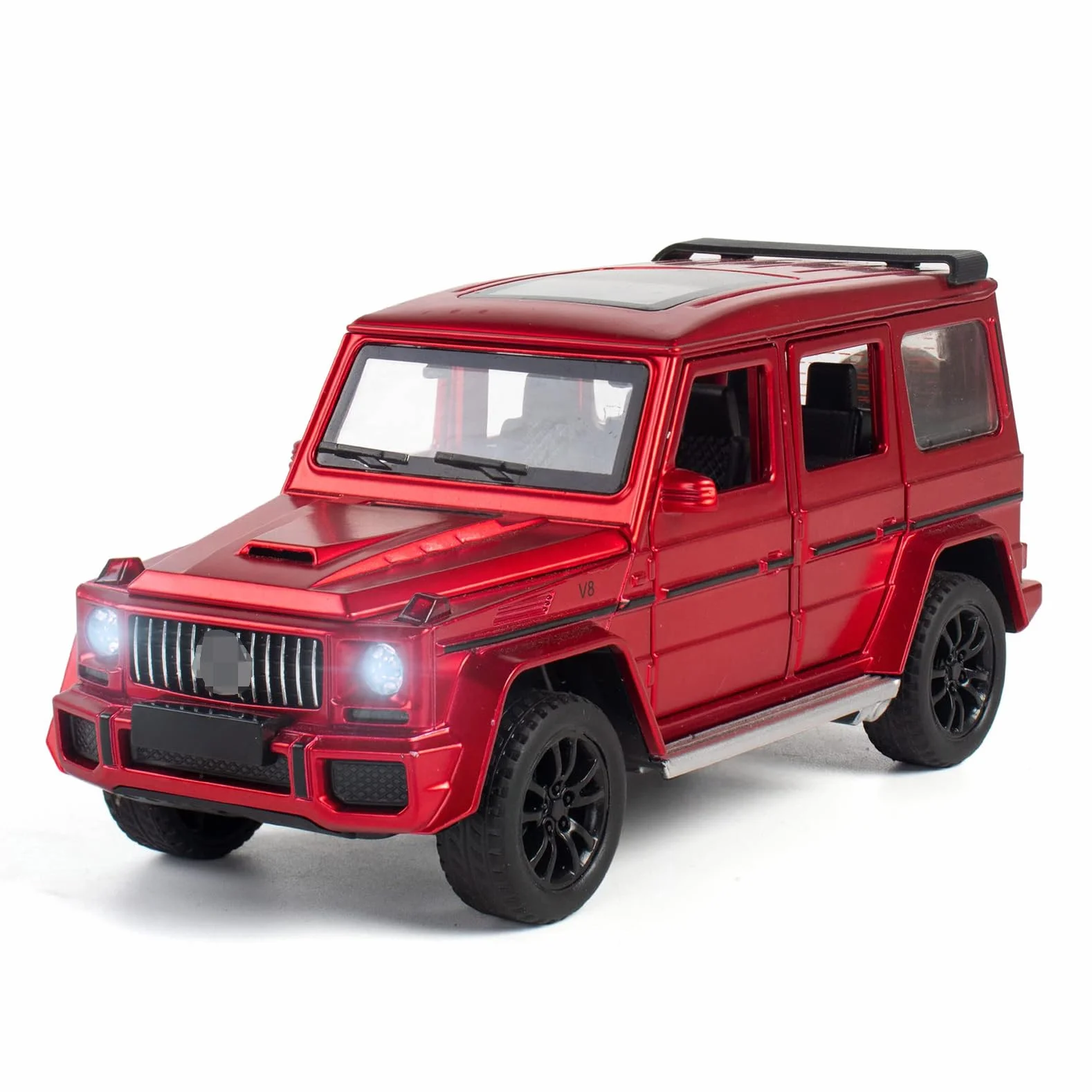 G63 AGM 1:32 Modellino Macchinina con Luce e Musica, Funzione Pull-Back, Pressofuso in Lega, Ideale per Bambini dai 3 anni e Collezionisti (Rosso)