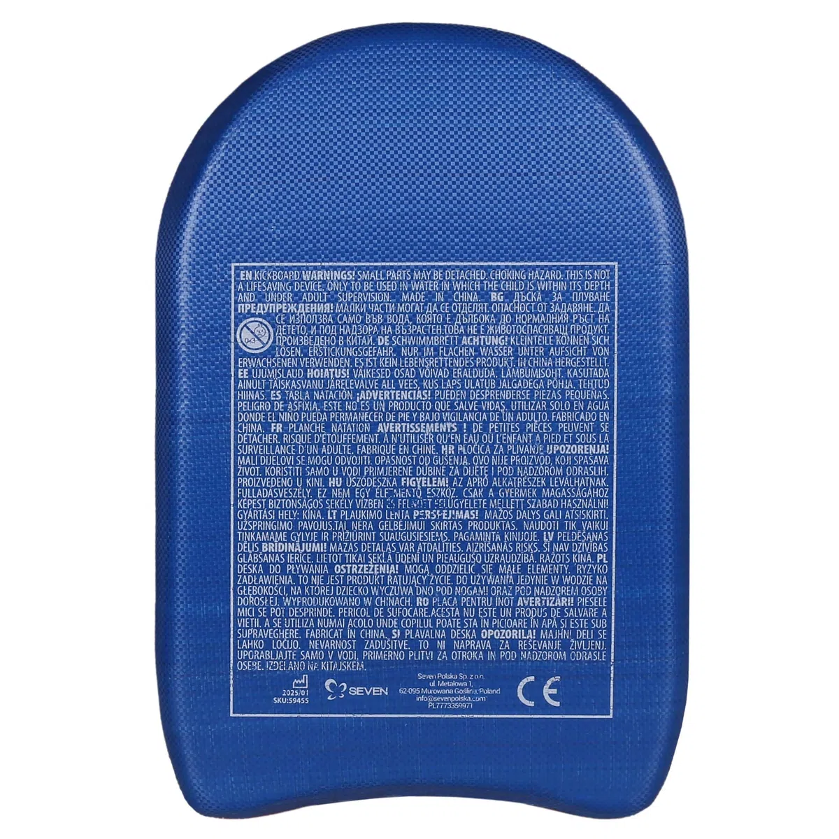 DISNEY Stitch TAVOLA DA NUOTO, leggera, sicura, per imparare a nuotare per bambini in piscina 44x30x4 cm