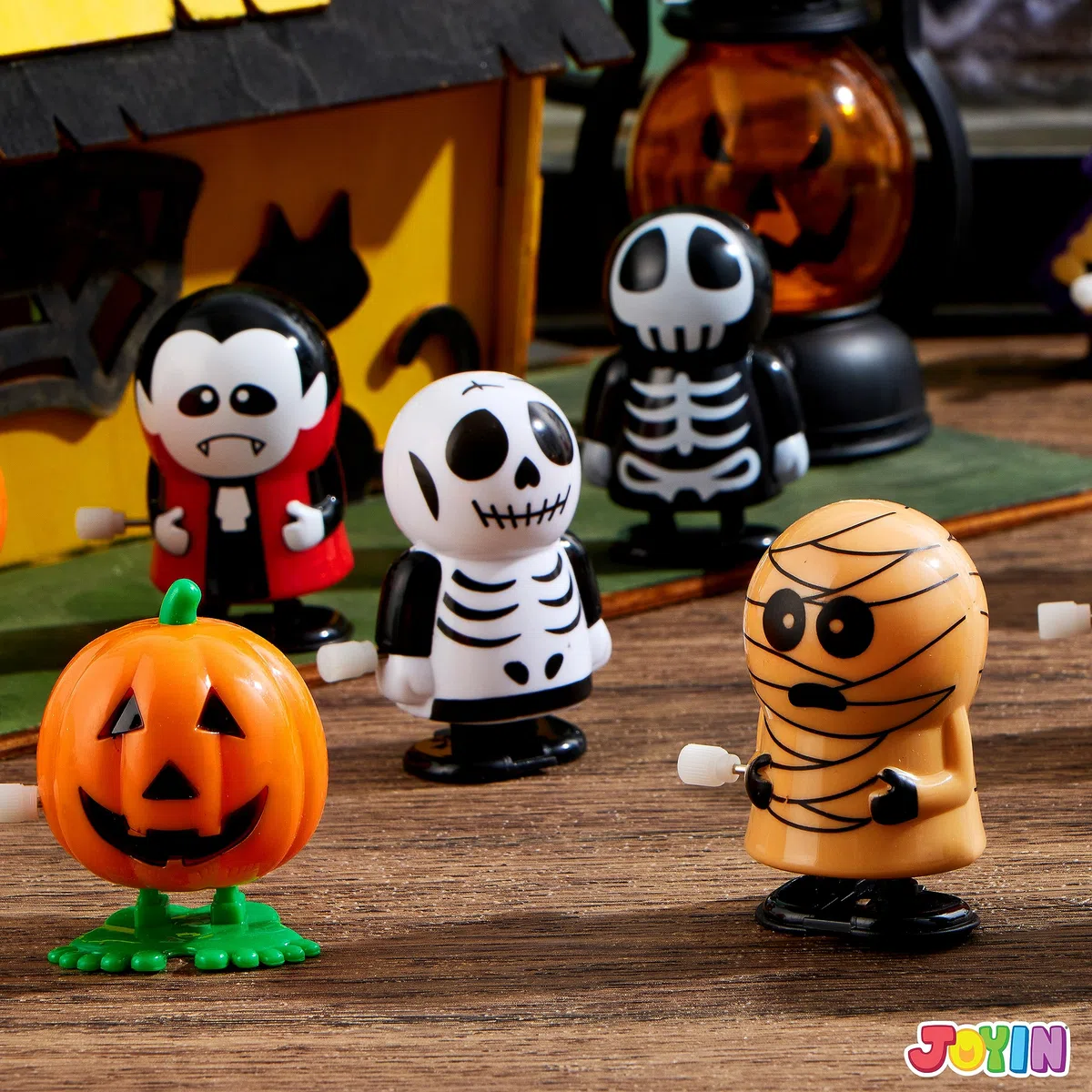 JOYIN 12 Pezzi Giocattoli a Carica per Halloween Assortimento Goody Bag Riempitivo Rifornimenti Bomboniere Regalo (Confezione da 12 Pezzi)