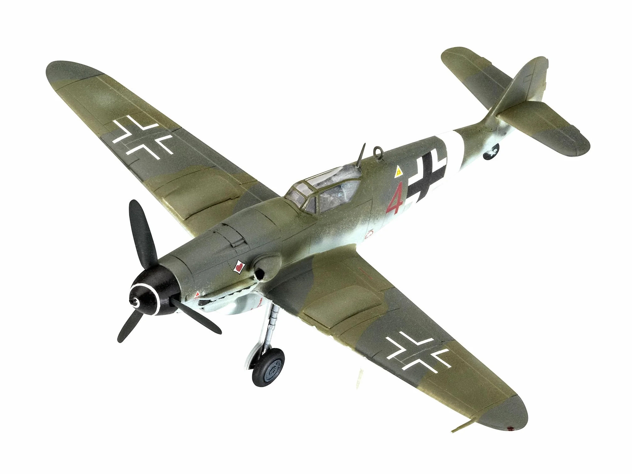 Revell Set di modellini Combat Bf109G-10 e Spitfire Mk.V, riproduzioni ricche di dettagli, scala 1:72, decalcomanie e componenti autentici, adatto per modellisti a partire dai 10 anni, medio