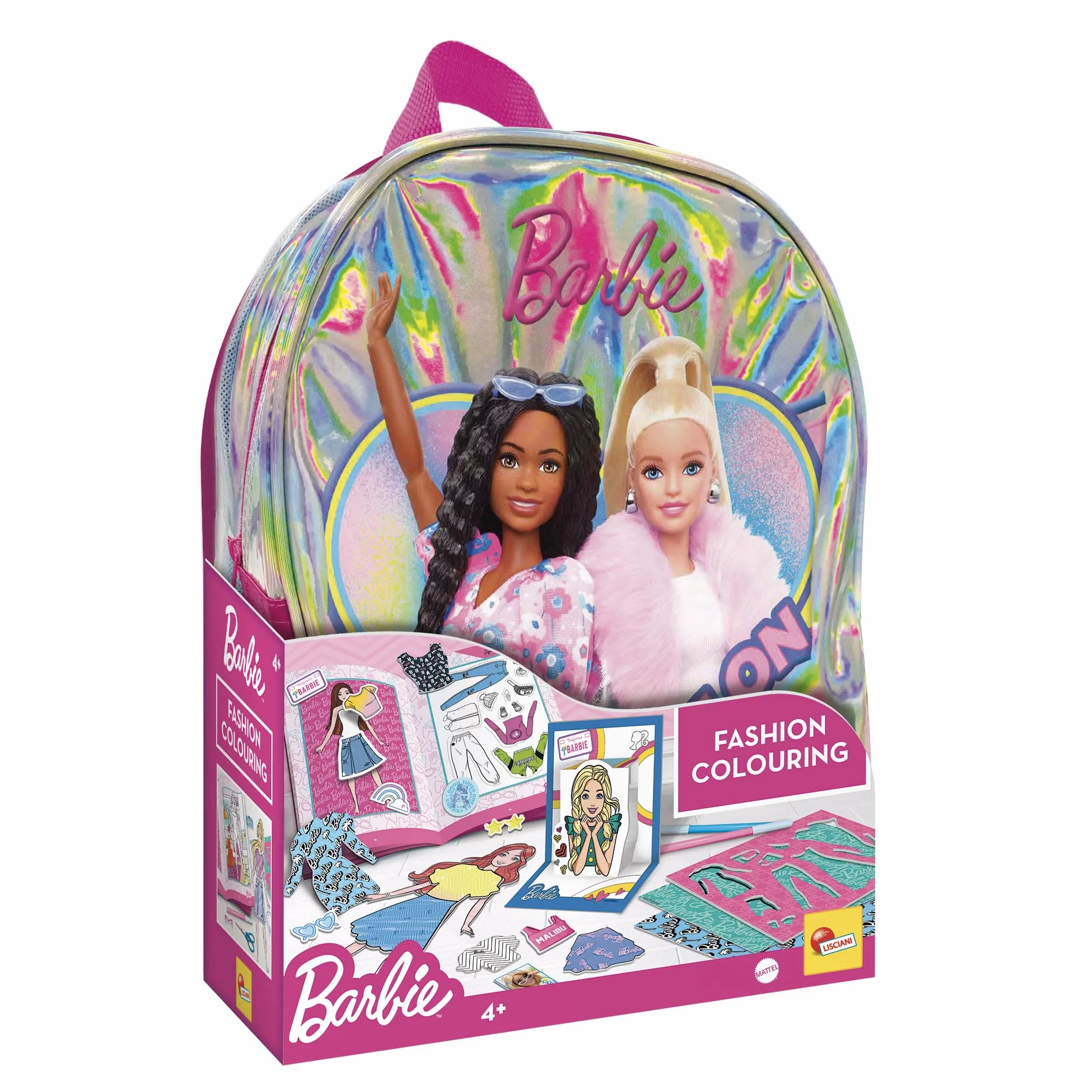 Lisciani Giochi - Barbie Fashion Colouring Backpack, 112043