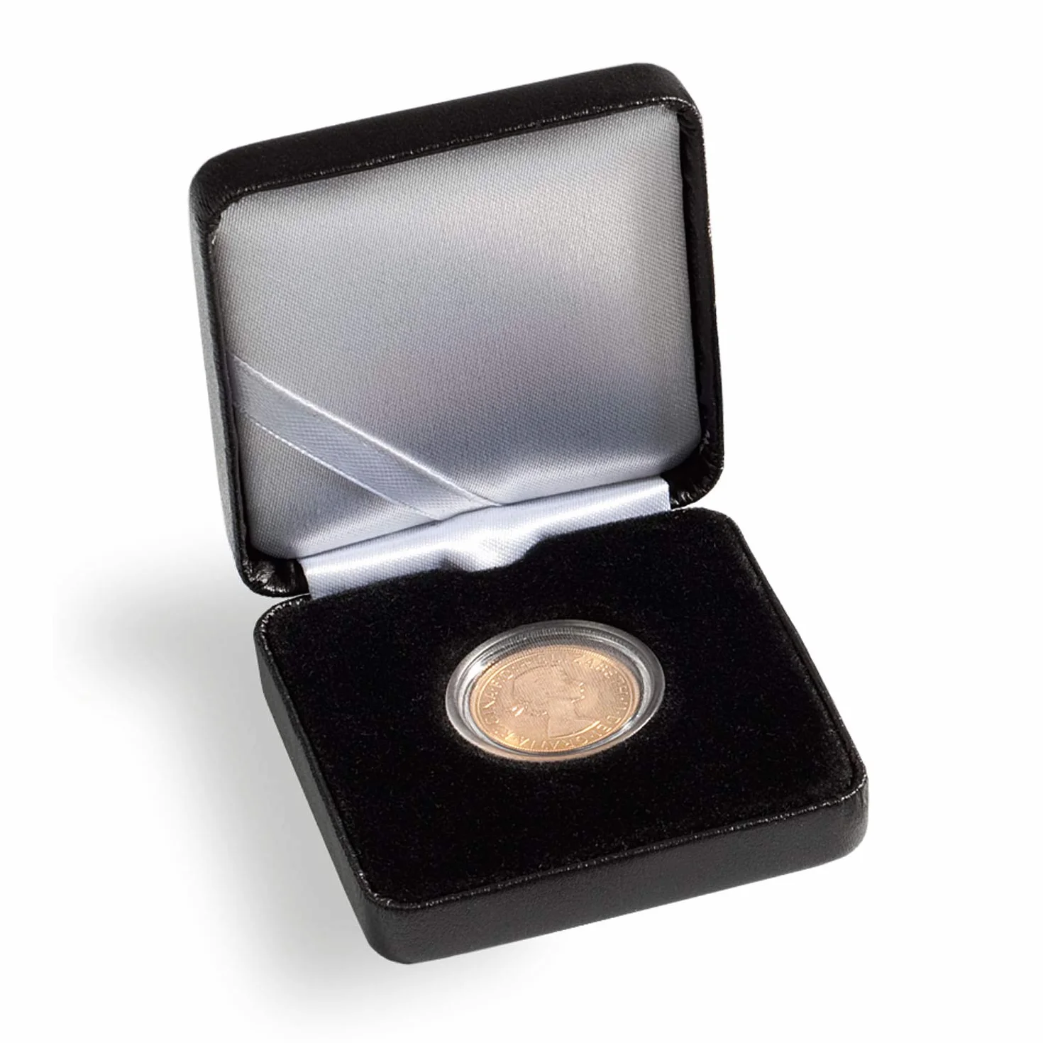 Leuchtturm 317668 Single Coin Box Nobile, up to Ø 38 mm