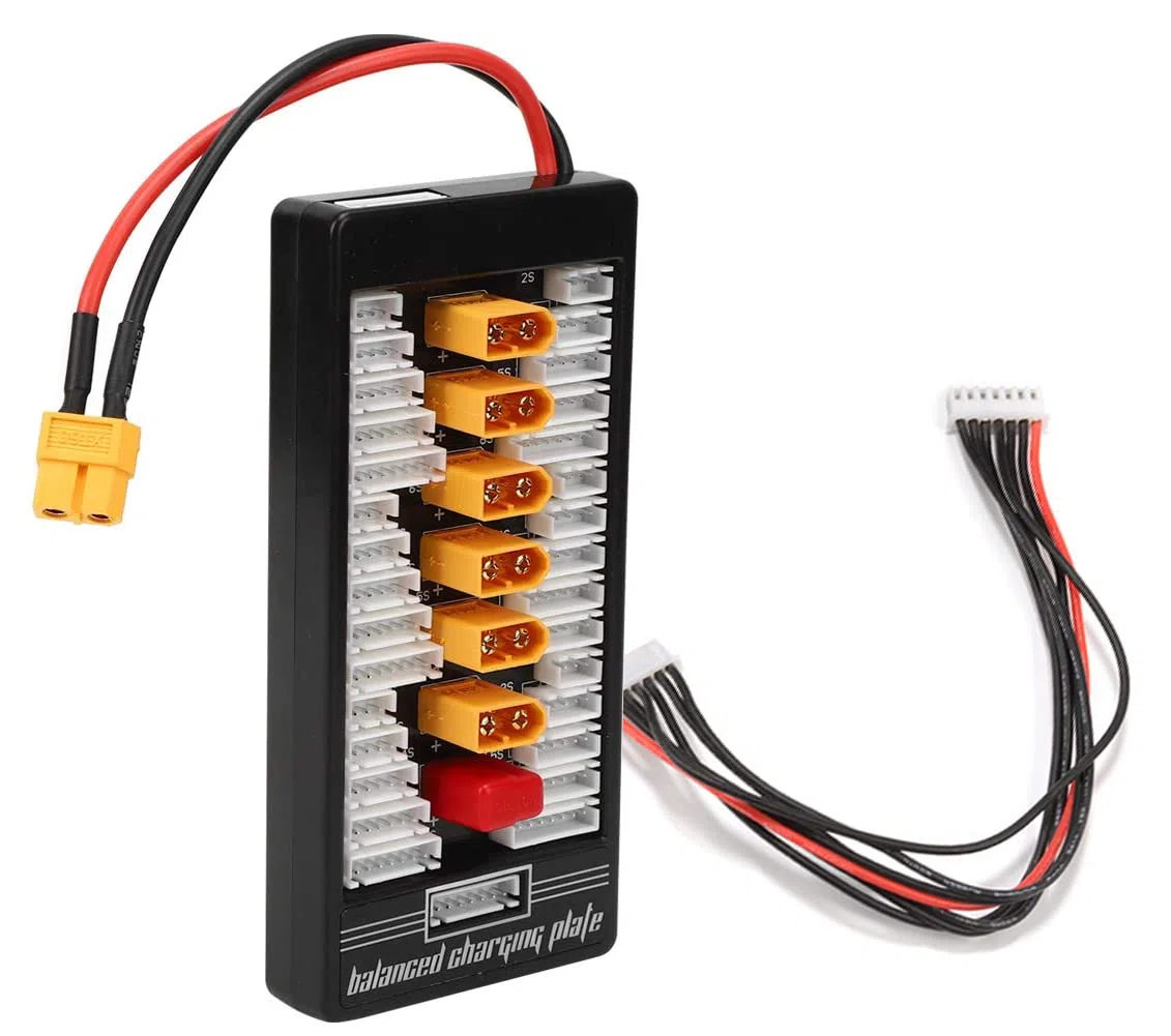 WANGCL RC XT60 Parallel Charging Board Balance Charger Expansion Spina XT60 Compatibile con batterie LiPo 2-6S