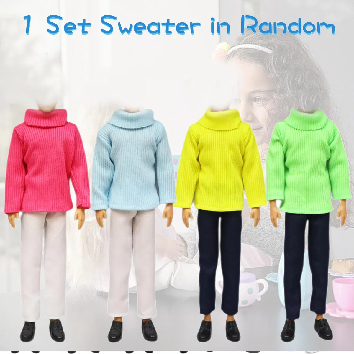 23 pezzi Abbigliamento per Bambola Compatibile con Ken Abbigliamento e Accessori, Include 1 Abito, 1 Maglione, 6 Giacche Pantaloni, 20 Scarpe, 5 Ripiani, 1 Cuffia, 1 Occhiali, Adatto per la Festa dei
