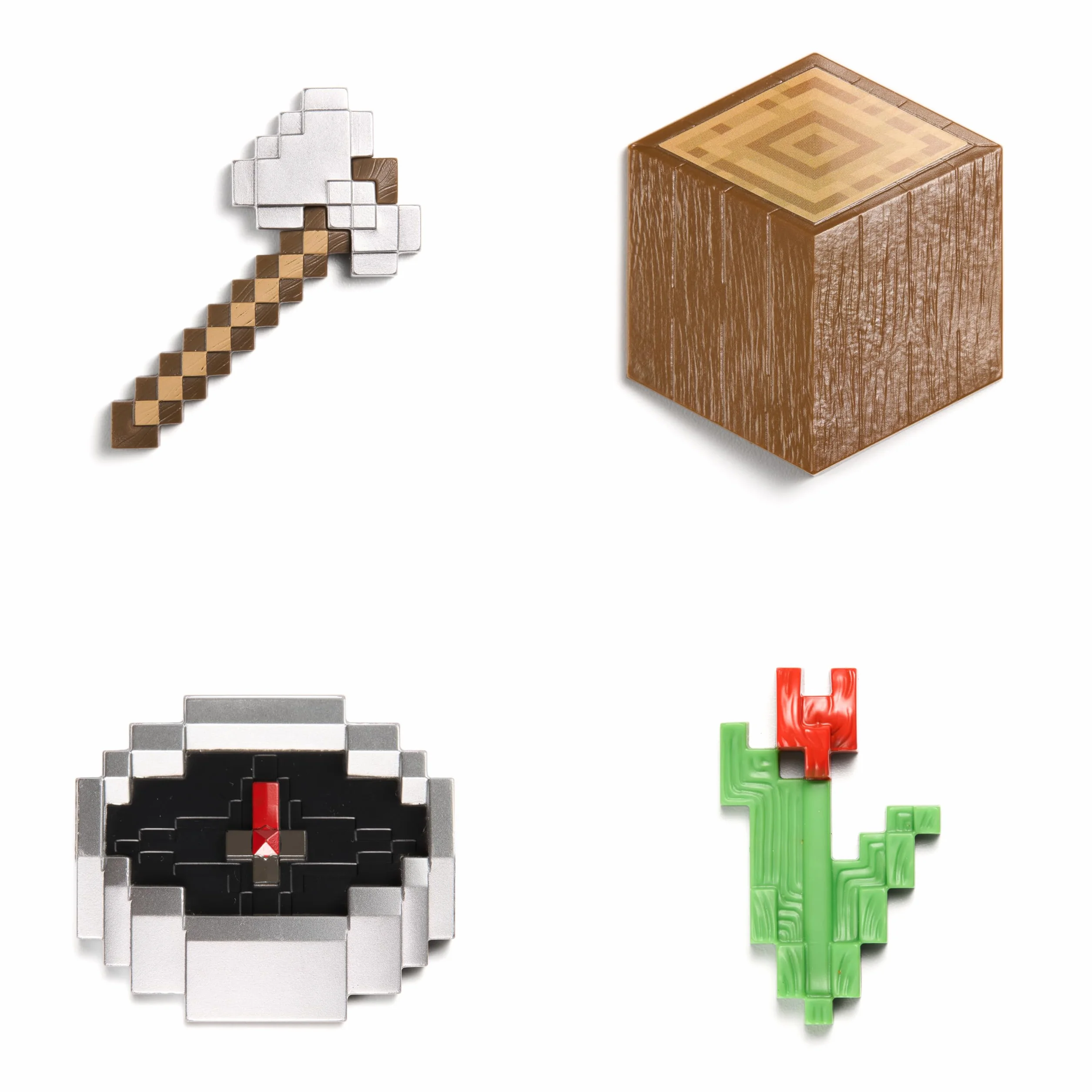 NOBLE Minecraft Set Foresta Bottino Cassa 10Cm