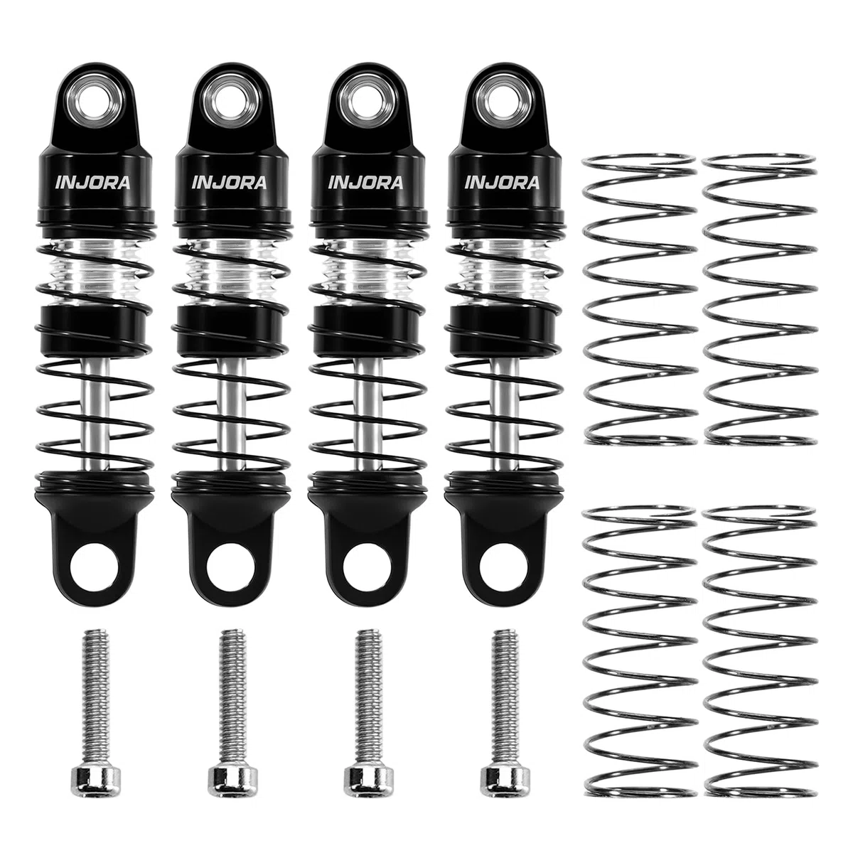 INJORA RC Ammortizzatori da 23mm in Alluminio per Axial SCX30 1/30