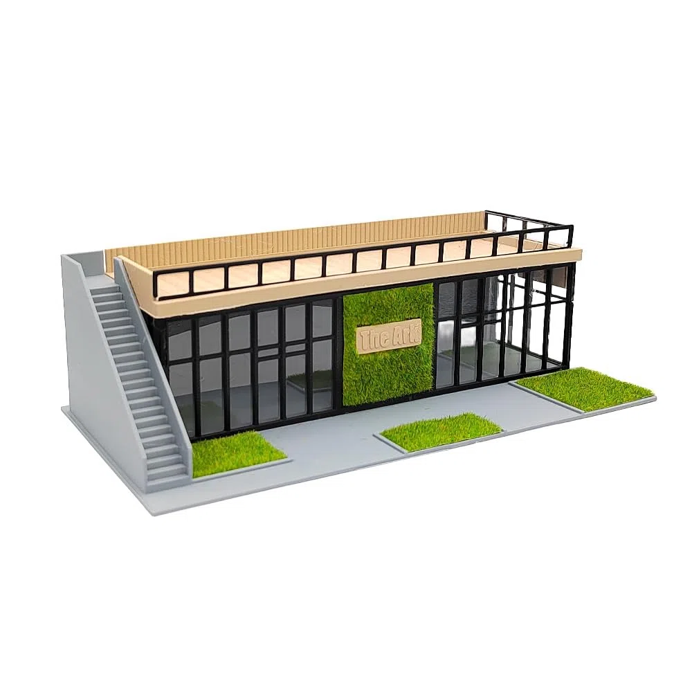 Outland Models Ristorante in stile moderno Cafe "The Ark" scala 1:87 HO