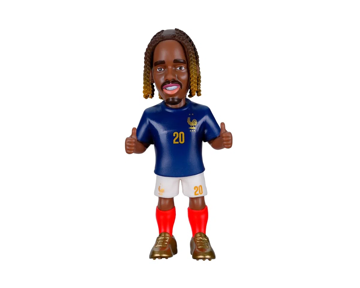 MINIX - Football Stars - Coppa del Mondo #105 - Francia - Barcola - Personaggio da collezione 12 cm