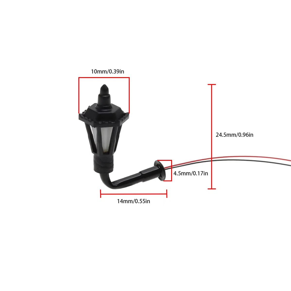 EMSea 5 Pezzi Modellismo Ferroviario 1:150 Luci Da Parete Lanterna Per Esterni Binario N Parco Ferroviario Luci Da Parete A Led Lampione Modello 3V Modello Da Giardino In Miniatura Paesaggio