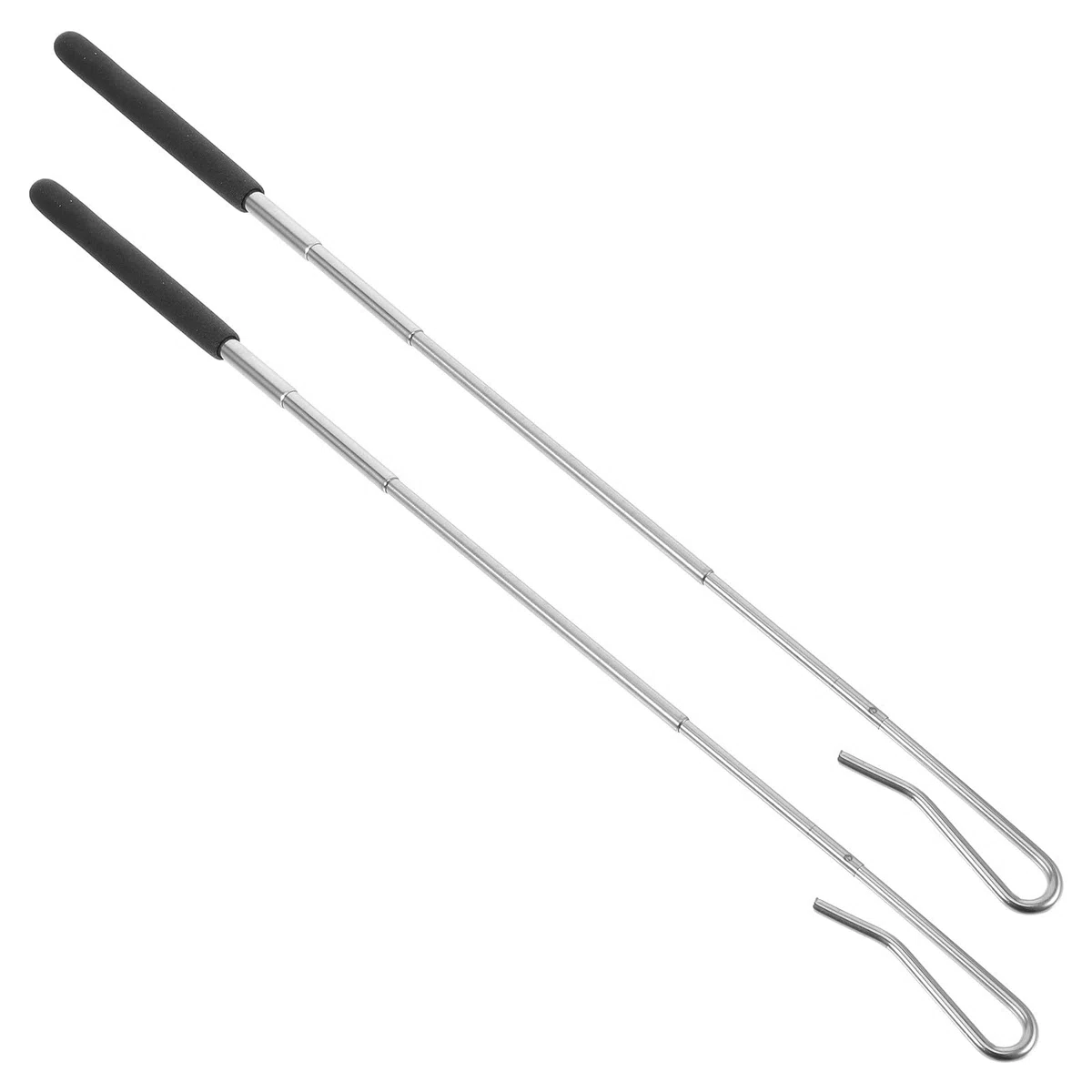 FRCOLOR Aste di Controllo per Burattini a Mano in Acciaio Inox 2 Pezzi, Bastoncini per Marionette a Mezzo Corpo per Spettacoli Educativi Interattivi, Accessori per Burattini Grandi