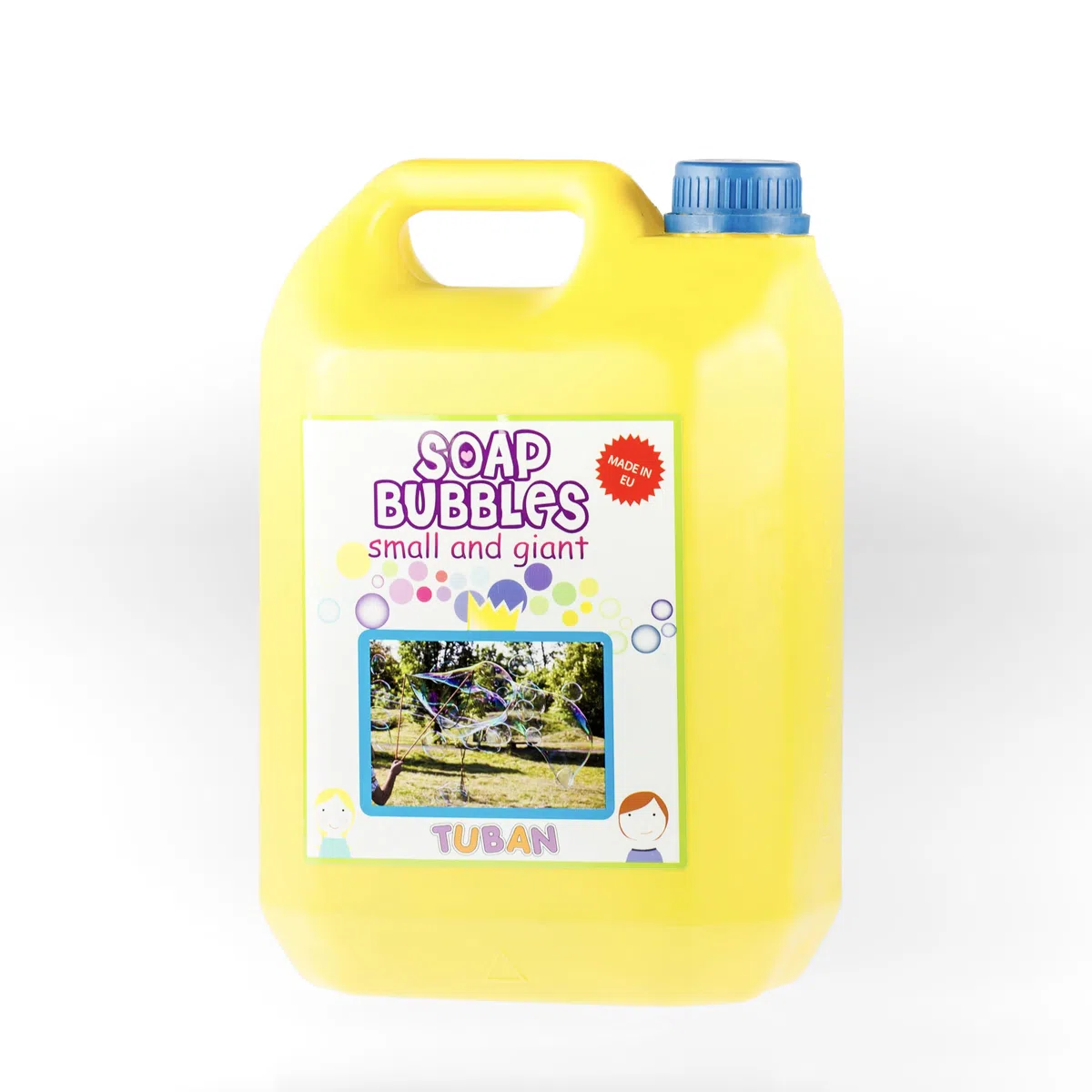 Play Juggling - Liquido Bolle di Sapone - 5l - Soluzione per Bolle di Sapone Adatto per Feste, Party, Compleanno, Matrimonio, Laurea, Feste per Bambini, Gioco all'aperto, Carnevale, Party Bubbles
