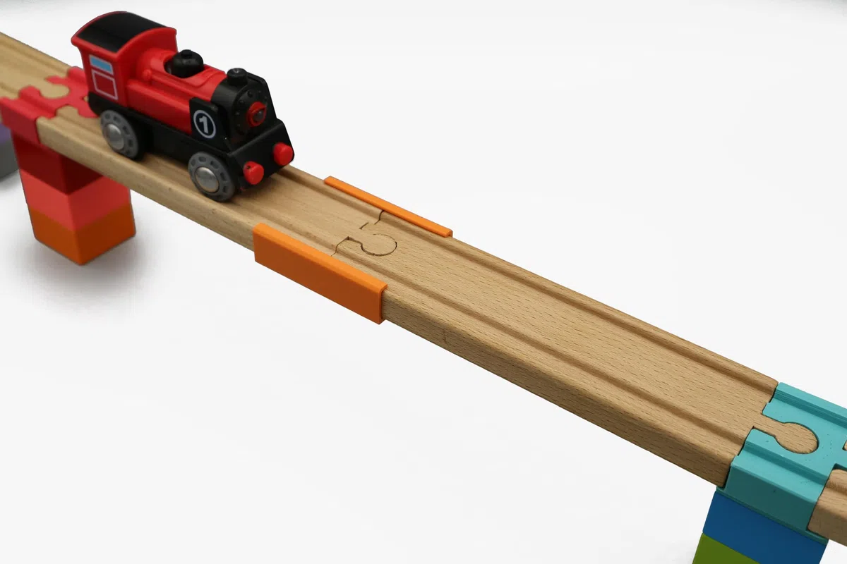 missing piece - Clip per ponte per ferrovia in legno (6 pezzi)