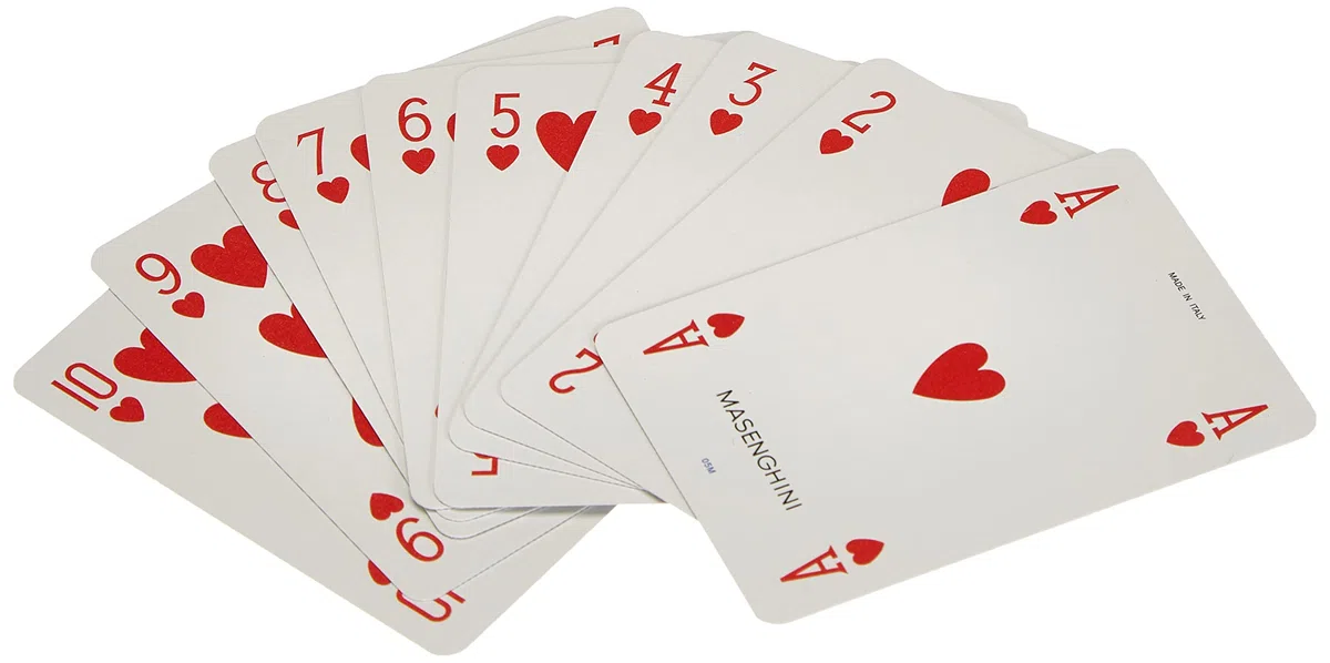 Masenghini- Carte da Gioco, Plastica