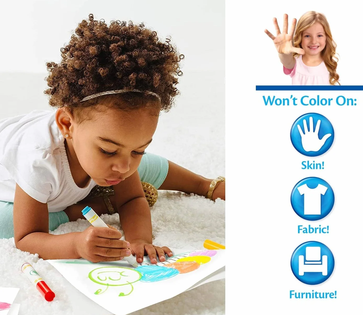 CRAYOLA - Color Wonder, Set Convenienza Colore Senza Macchia, Tema Bluey, Attività Creativa per Bambini, età 3,4,5 Anni