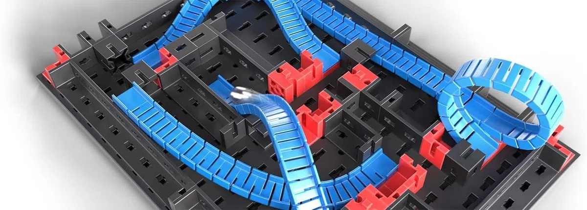 fischertechnik 569016 Advanced Labyrinth – kit di costruzione per bambini dai 7 anni in su, giocattolo di costruzione, gioco a palla bilanciata