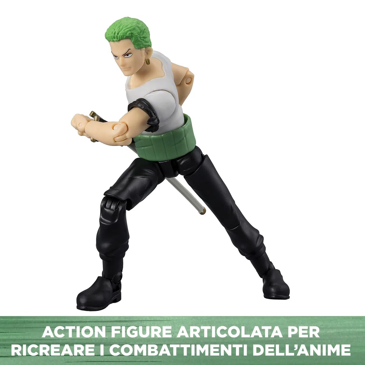 BANDAI - Ultimate Legends HD - Figurina One Piece 12 cm - Roronoa Zoro - Licenza ufficiale One Piece - Figurina articolata Zoro - Giocattolo per bambini 4 anni e + - VE91032