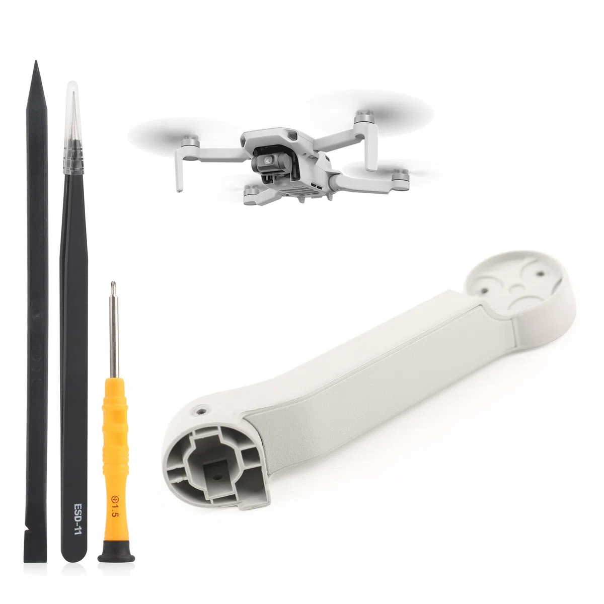 Braccio Posteriore Sinistro per DJI Mini 2/Mini/Mini SE Copri Braccio Senza Motore per DJI Mini 2/Mini/Mini SE Braccio di Ricambio di Riparazione Parti