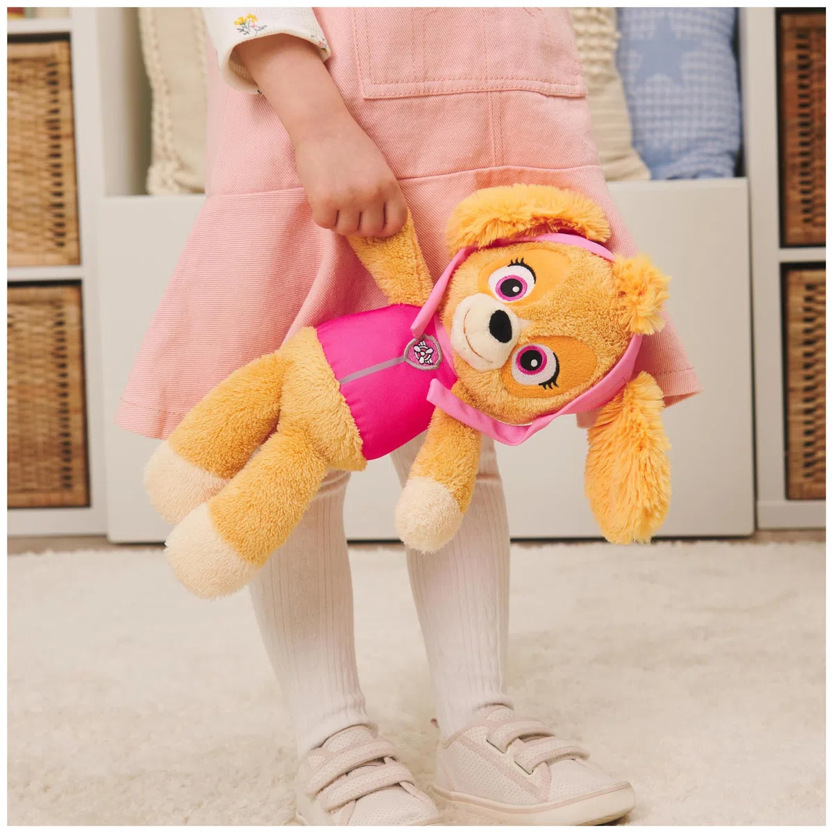 Gund La Pat Patrol - Paw Patrol - Peluche Pat Patrol Stella Misura 35 cm - Peluche Cane - Lavabile in Superficie - Pat Patrol Giocattolo Prima età - Peluche Baby - Giocattolo Bambino 1 Anno in