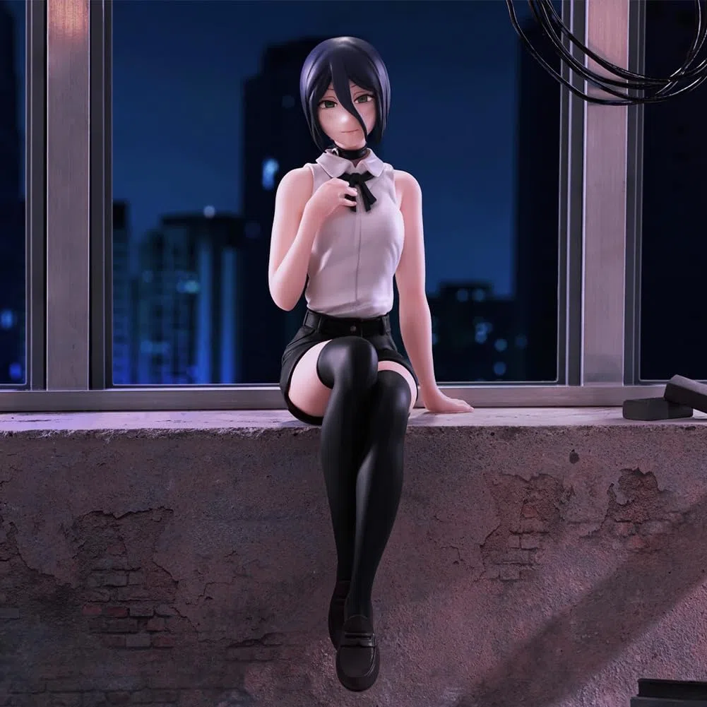 2 statuette anime, reze/makima, sagoma seduta, modello in PVC, cartone animato, decorazione da tavolo, da collezione, regalo per fan degli anime