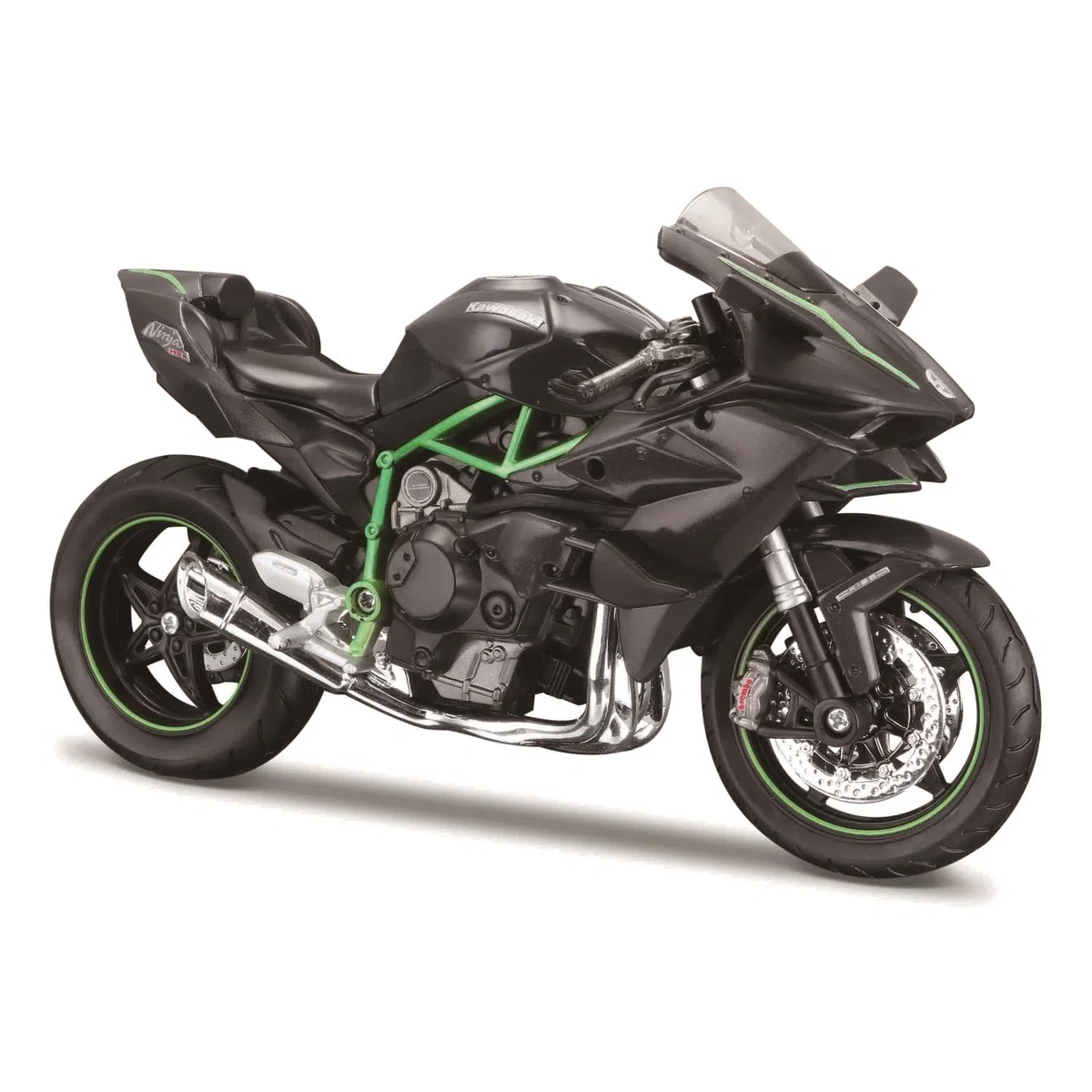 Maisto Kawasaki Ninja H2R - Modellino di motocicletta da collezione in pressofusione, in scala 1:12, incredibilmente dettagliato