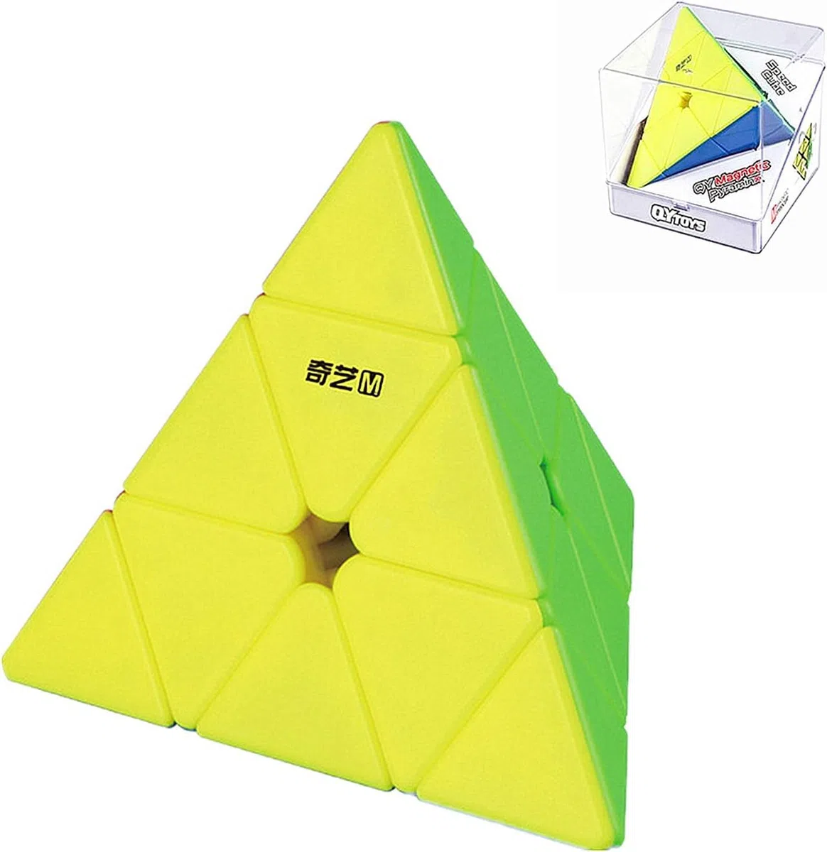 Logica Gochi - Cubo Magico Ms Pyraminx Magnetico - Speedcube economico - Puzzle professionale - Cubo da collezione e per speedcubing - Giochi logici - Puzzle 3D facile