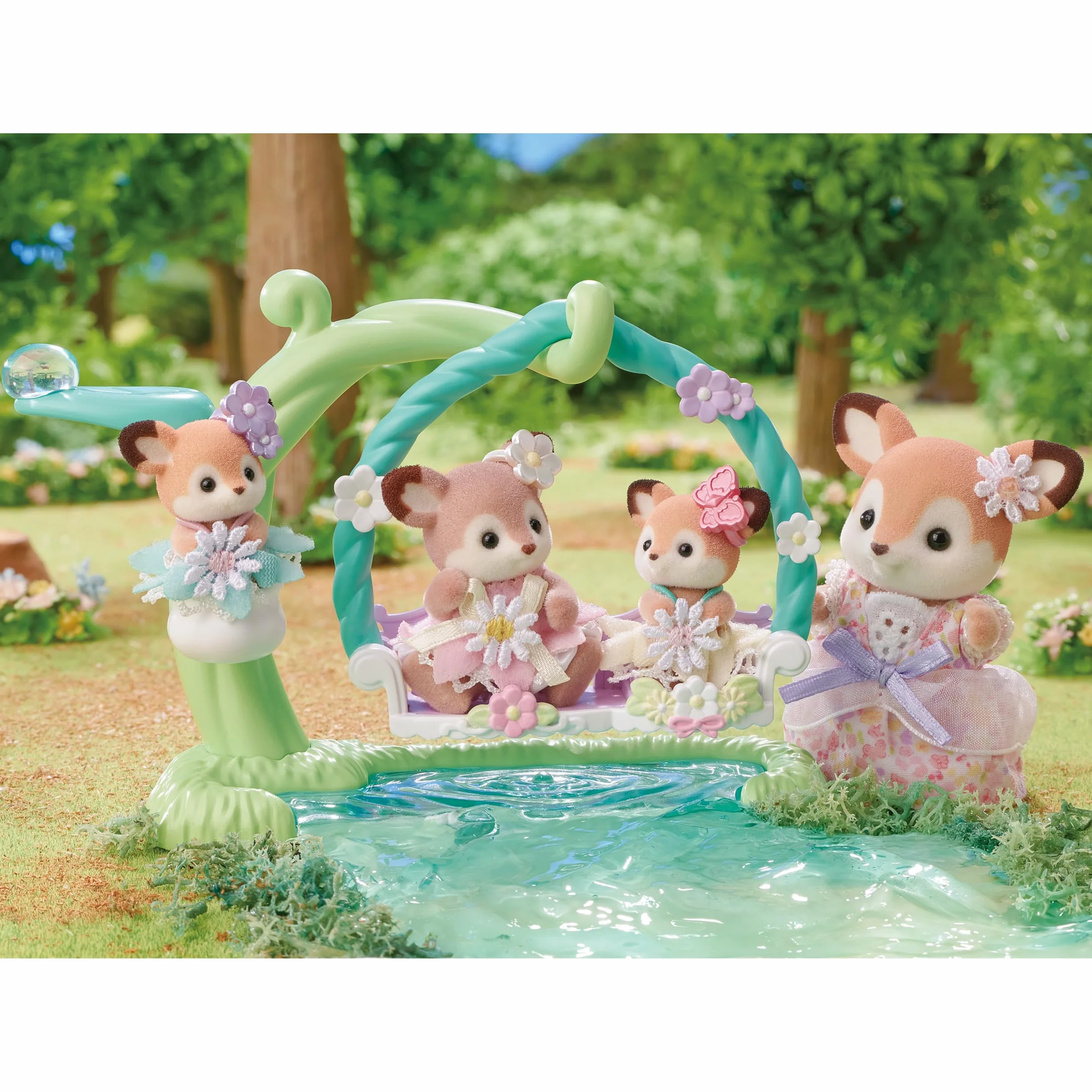 Les bébés Biche et balancelle - SYLVANIAN FAMILIES - 5801