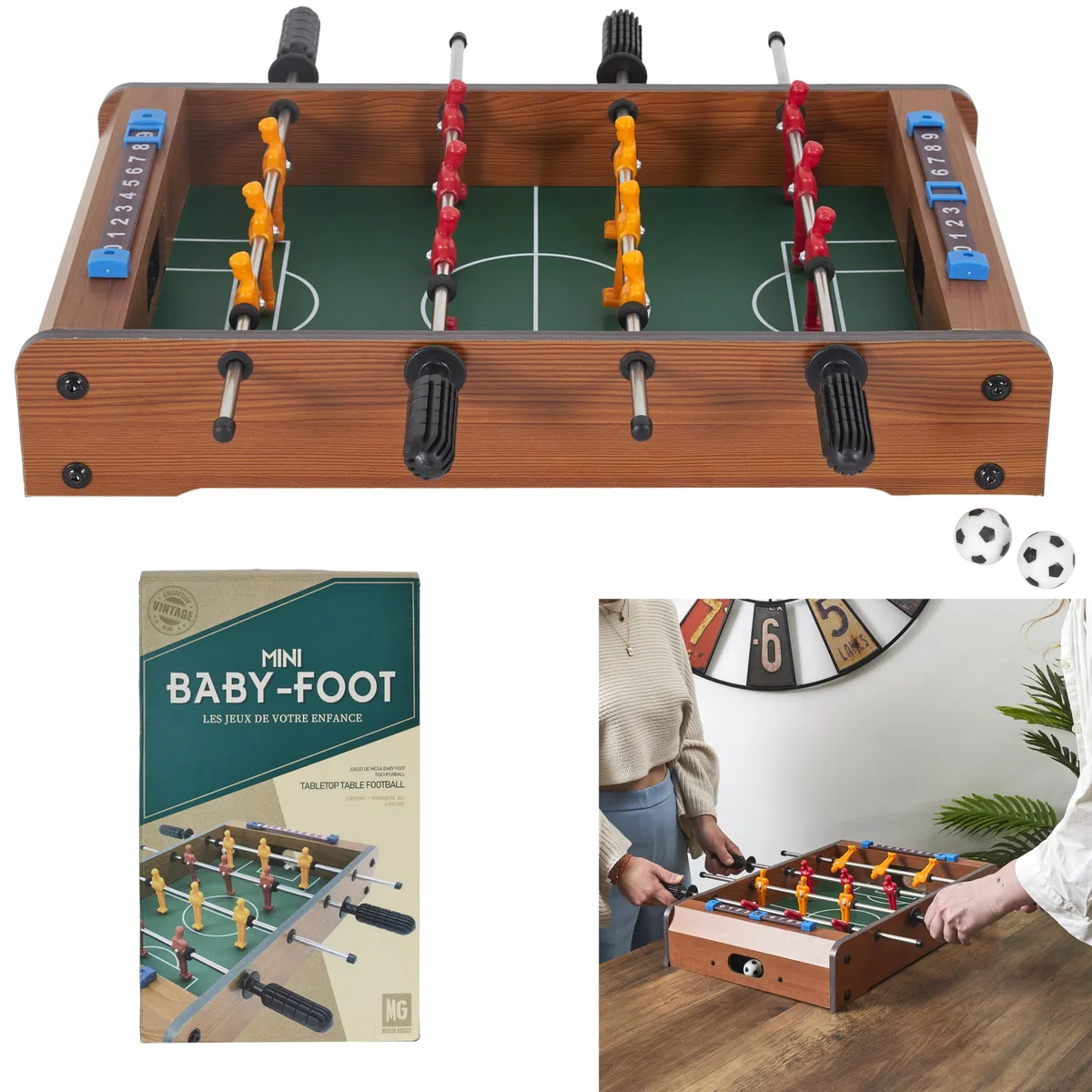 Mister Gadget CMMG2018 JUEGO DE Mesa FUTBOLÍN 51x31