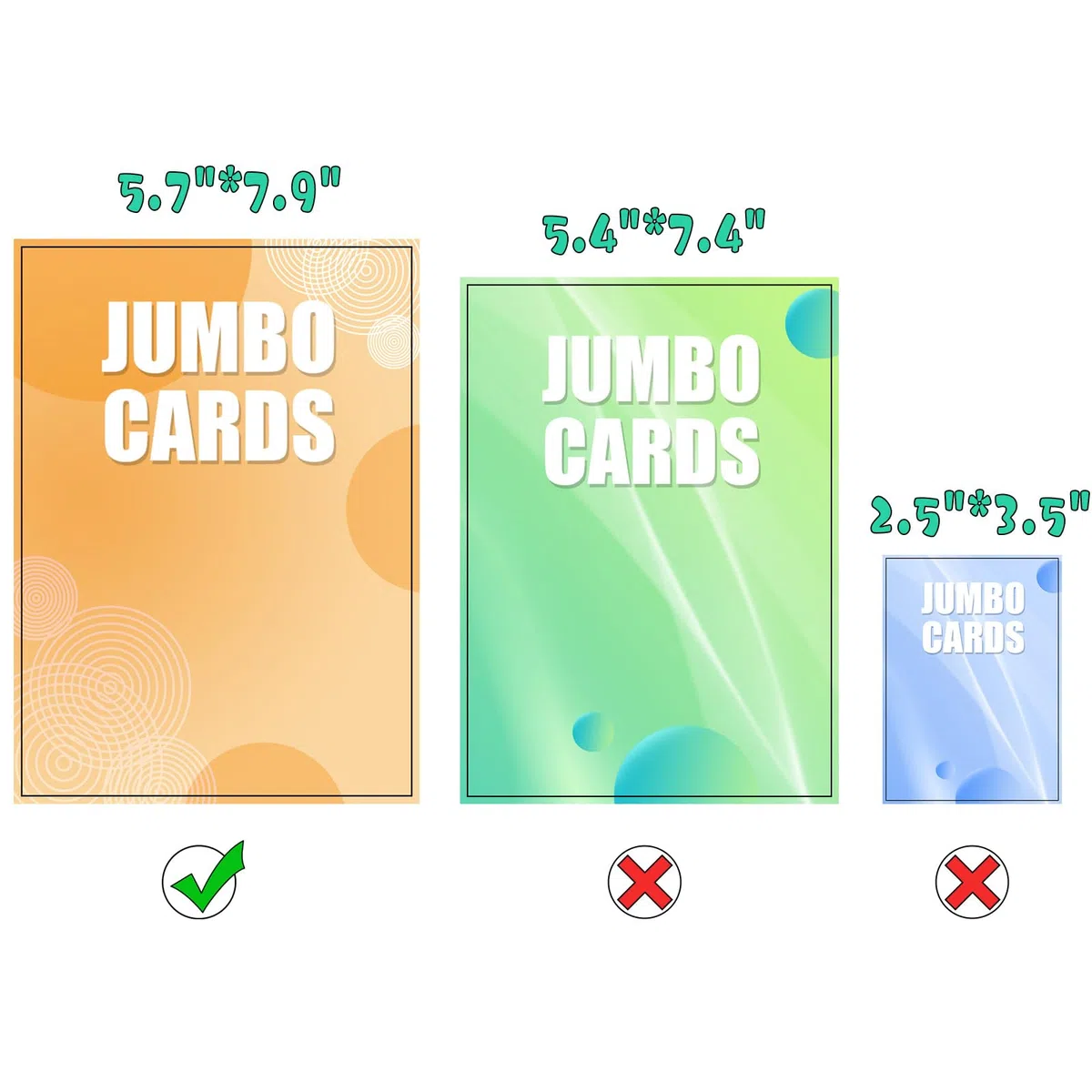 Album da Collezione per Carte Jumbo - WITHYU Raccoglitore Senza Anelli con 60 Tasche, Custodia in Pelle PU, Portacarte, Binder per Carte da Gioco TCG (Blu Acqua, 14.5 x 20 cm)