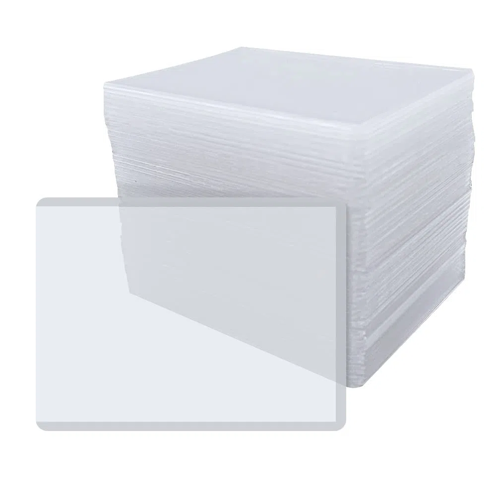 Clear Toploaders-44pcs 76 x 102 mm Clear Hard Card Sleeves, manicotti di carte di gioco, proteggere Top Loader manicotti di carte, per la maggior parte delle carta (bianco trasparente)