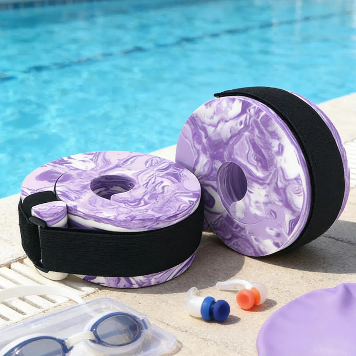 Water Wings – Cintura elastica regolabile e morbida, per bambini, per esercizi di fitness e giochi di Lake River, per bambini e adulti